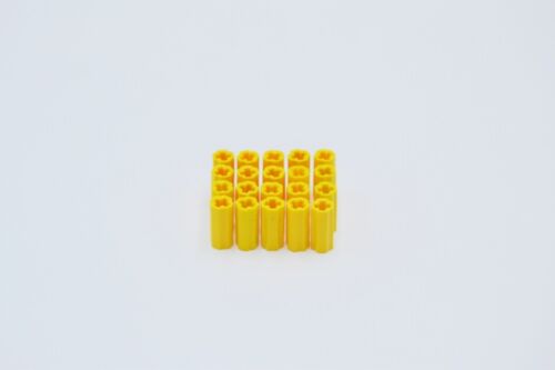 LEGO 20 x Technik Distanzhülsen gelb Yellow Technic Axle Connector 2L 6538c