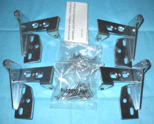 F-92657-99 2 PAIR VINTAGE AMEROCK PIVOT CABINET DOOR HINGE BP-1238-2G NEW