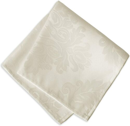 No Iron 100% Polyester Newbridge Barcelona Luxury Damask Fabric Tablecloth So 