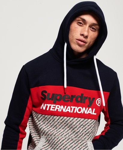 Superdry Trophy Micro Print Track Hoodie