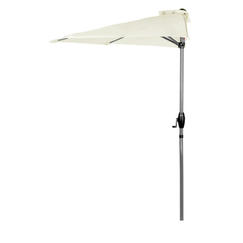 Balcon terrasse parasol parapluie balcon demi-cercle protection UV 50 demi-cercle 
