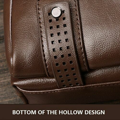 Bag Leather Vintage Men Messenger Shoulder Satchel School Briefcase Cross body