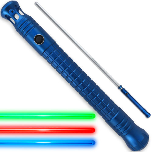 Sword of Light 1:1 Replica Saber Windowed Tri-Color Blue Metal Handle 48.5in