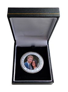 Prince Harry and Meghan Markle Royal Wedding Commemorative Coin Medal Boxed
