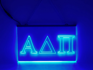 Details about  / Alpha Delta Pi LED Sign Greek Letter Sorority Light