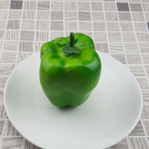 3 un Set simulado Espuma Pimiento artificial verduras alimentos apoyos de Imitación Decoración