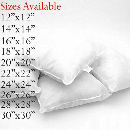 4 Pack Cushion Pads Inners Inserts Fillers 16” 18” 20” 22/" 24/" 26/" 28/" 30/" Pads