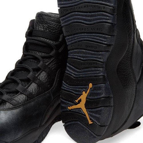 BNIB Boys Nike Air Jordan 10 Retro BG NYC Black Size 5 6 uk