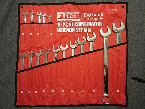 8 Wrench Set Deal Angle Stubby Six Point Extra Long Extreme Torque SAE /& Metric