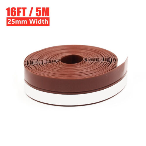 5m Door Sealing Strip Tape  Bottom Self Adhesive Weather Stripping Soundproof