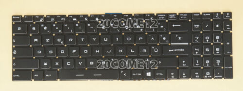 For MSI GS63VR GS73VR GT62VR keyboard Colorful backlit Crystal French Clavier 