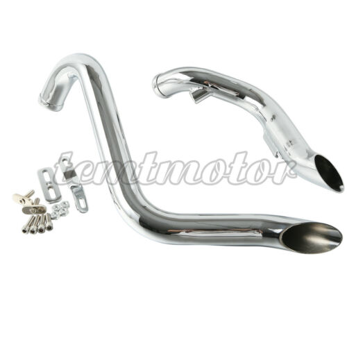 FOR Harley Softail Dyna Sportster Touring 84-16 12 13 1.75/" Drag Pipes Exhaust