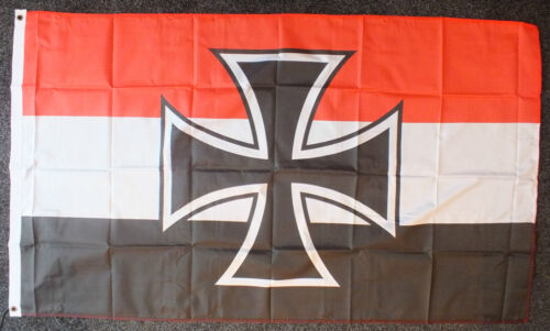 German WW1 Iron Cross Flag Imperial Navy 2nd Reich Deutchland 1914-1918 War bnip 