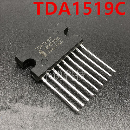 10PCS TDA1519C Encapsulation 22 W BTL ou 2 x 11 W de puissance stéréo SIP-9 