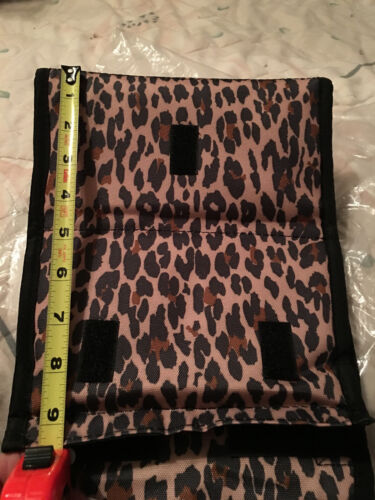 Cool up to 10 hours Black /& Cheetah Canvas Freezable Lunch Bags PK2 NEW