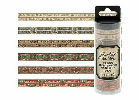 Tim Holtz Idea-ology Washi Tape sets~Several Varieties~Really Nice Quick Ship! 