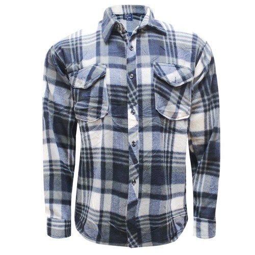 WARM WINTER BRUSHED FLEECE LUMBERJACK WORK CHECK NOT PADDED CASUAL APPAREL SHIRT