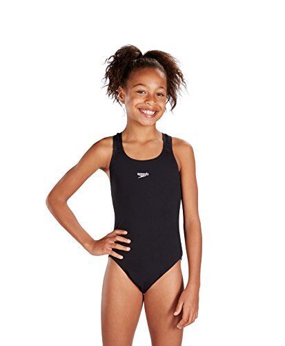30 inch Speedo Girls  Essential Endurance  Medalist Swimsuit Black 