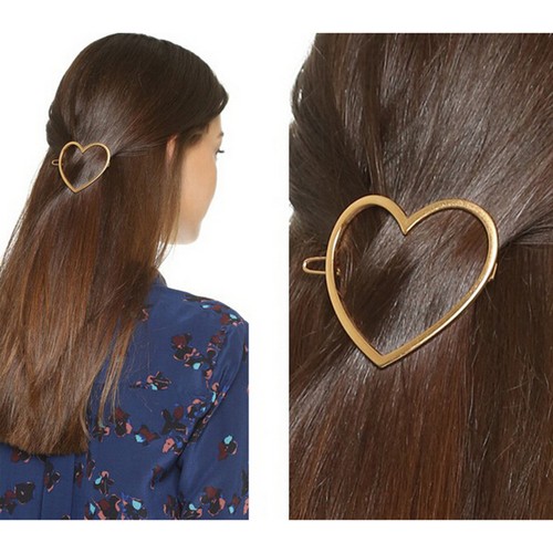 1 Stück Hohle Herzförmige Mädchen Haarschmuck Haarnadeln Haarspange sp
