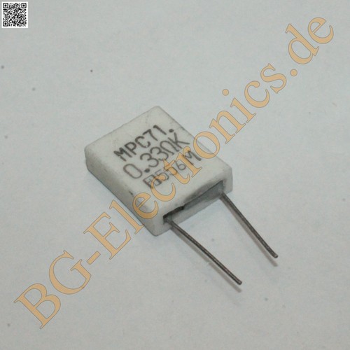 2 x 0.33 Ω 5 W 10/% 0.33 Ohm Widerstand resistor MPC71 0,33 R 2pcs