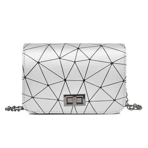 New Women Shoulder Quilted Handbag Chain Ladies Faux Leather Cross Body Bag Gift