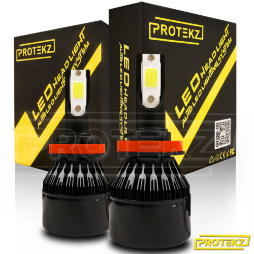 LED Headlight Kit Protekz High 9005 6000K 1200W for 2000-2014 Chevrolet TAHOE 