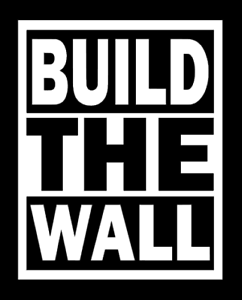Computer TRUMP Windows etc JDM Decal for Car Outdoors BUILD THE WALL Decal 