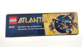 LEGO Atlantis Deep Sea Striker (8076) New in Factory Sealed Box