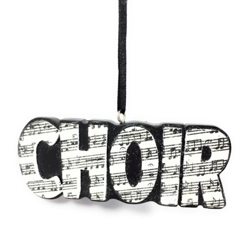 Choir w Sheet Music Christmas Tree Ornament Resin Midwest Cannon Falls