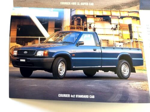 1997 Ford Courier Pickup Truck Original Australia Car Sales Brochure Crew Cab