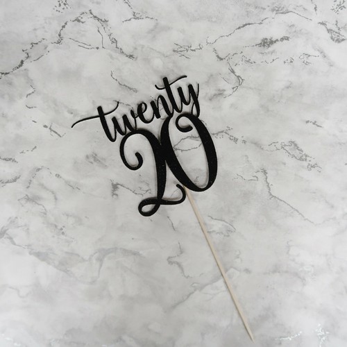 Happy New Year Twenty 20 New Year/'s Eve Cake Topper New Years Eve Decor