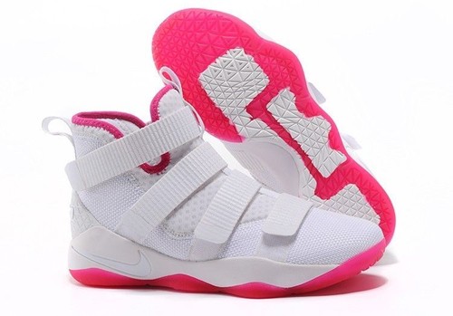 NIKE LEBRON SOLDIER 11 XI 897644-102 Multiple Sizes Breast Cancer Kay Yow