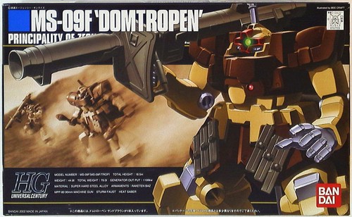 Bandai Hobby Gundam Stardust Memory Dom Tropen Sand Color HG 1//144 Model Kit USA