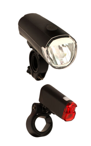 Filmer Fahrrad Licht Set LED Beleuchtung vorne Vorder Lampe Rück Leuchte StVZO