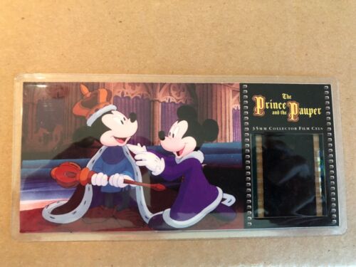 Laminated WALT DISNEY THE PRINCE AND THE PAUPER  COLLECTOR FILM CELS