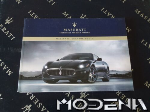 Betriebsanleitung Handbuch Bordbuch Owners Manual Book Maserati GranTurismo S 