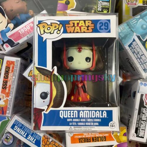 Funko Pop！Star Wars Queen Amidala #29 Rare Vaulted Retired “MINT” With Protector 
