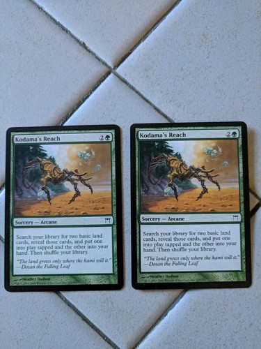 MTG Kodama/'s Reach X2 CHAMPIONS OF KAMIGAWA NM