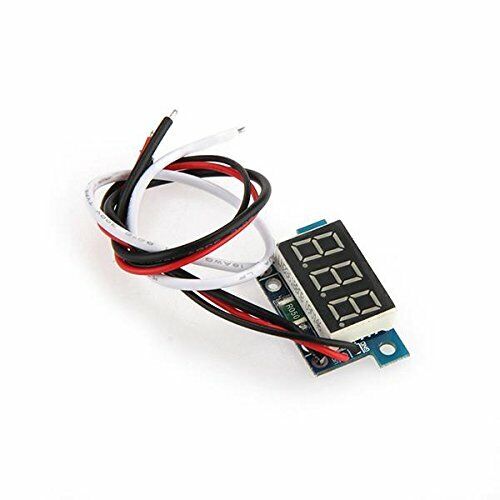 1X Mini Digital Amperemeter Ammeter Stromanzeige Panelmeter 0-1A Blau LED K7F7
