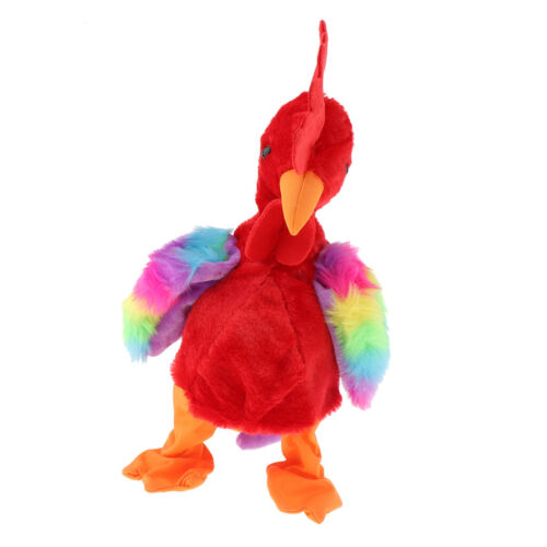 Simulation elektrischer Hahn schreiendes Huhn Tierpuppe Modell Spielzeug 