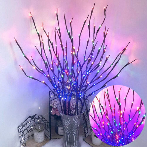 LED Branch Twig Lights Light Up Willow Branches USB Plug-in Christmas Decor UK