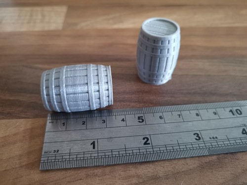3d Printed Gauge3 Wooden Style Barrels