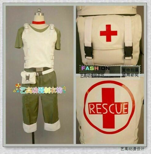 Details about   Resident Evil Vendetta Rebecca Chambers Uniform Outfit Cosplay Costume 
