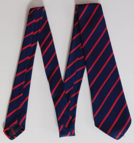 Vintage à rayures TOOTAL Cravate Garçons Filles primaire Prep School Uniform non utilisé 1950 S