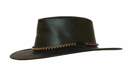 Choix 2 Cow-boyWesternLederhut Echuca avec Rundkordel-Australie Style