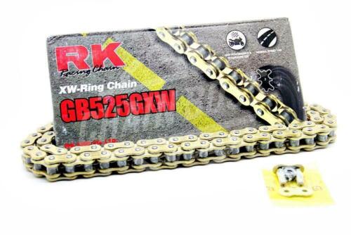 RK Chains 525 x 96 Links GXW Series Xring Sealed Gold Drive Chain 