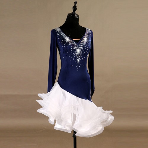 2019 Ballroom Women/'s Latin Tango Salsa Samba Competition Dance Dress
