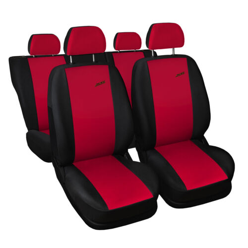 Fundas para asientos funda del asiento ya referencias para VW Passat delanteros X-line rojo