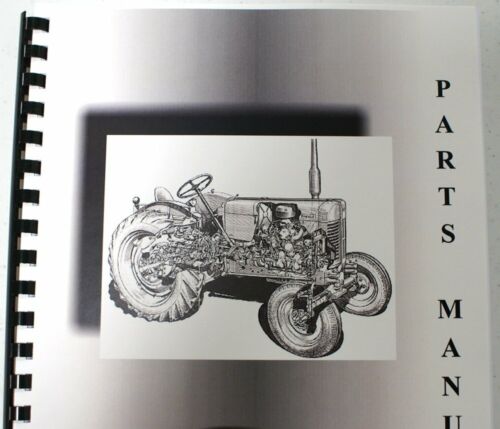 Parts Manual Massey Ferguson MF 20-C Ind 