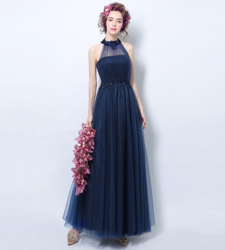 Noble Grace Evening Formal Party Ball Gown Prom Bridesmaid Long Host Dress TSJY